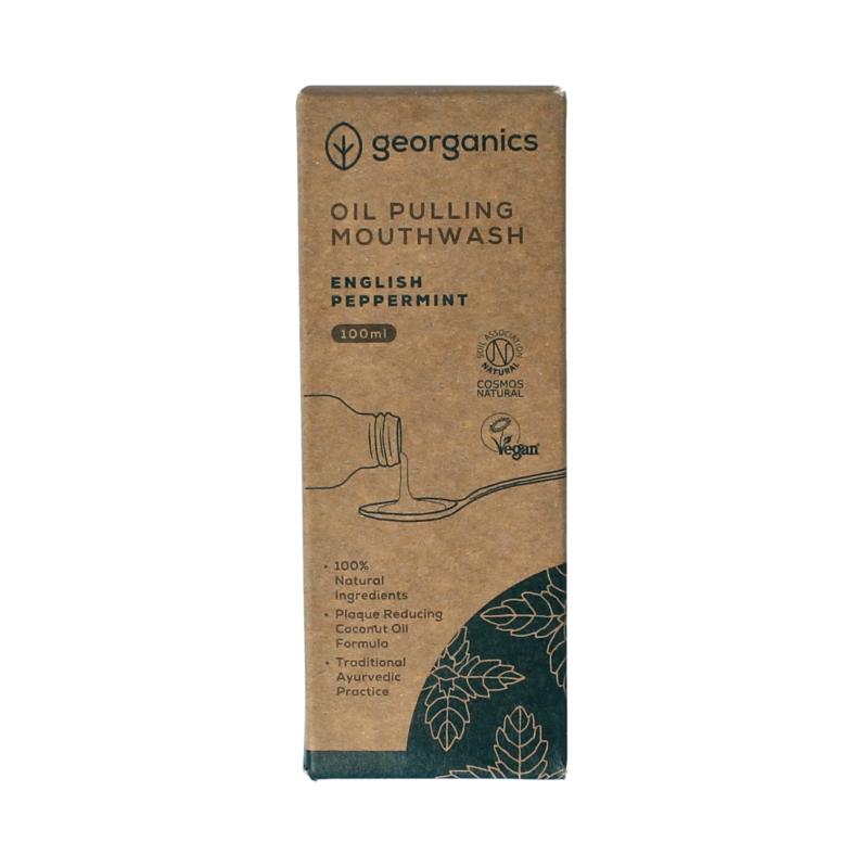 Georganics Mouthwash Oilpulling English Peppermint
