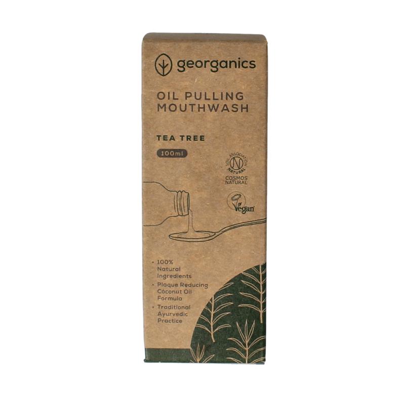 Georganics Mouthwash Oilpulling Tea Tree