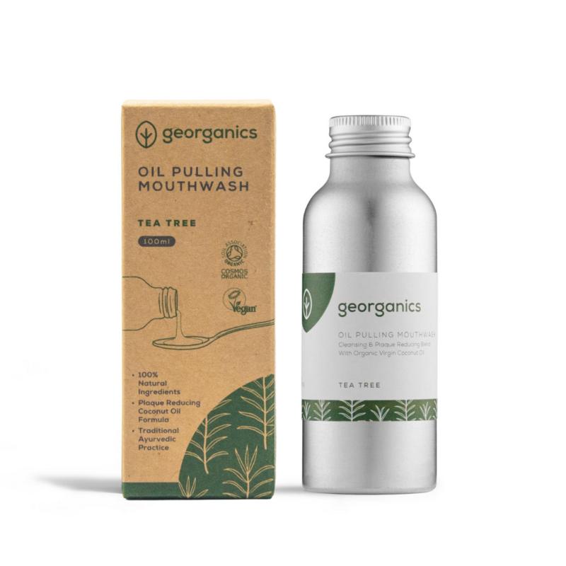 Georganics Mouthwash Oilpulling Tea Tree