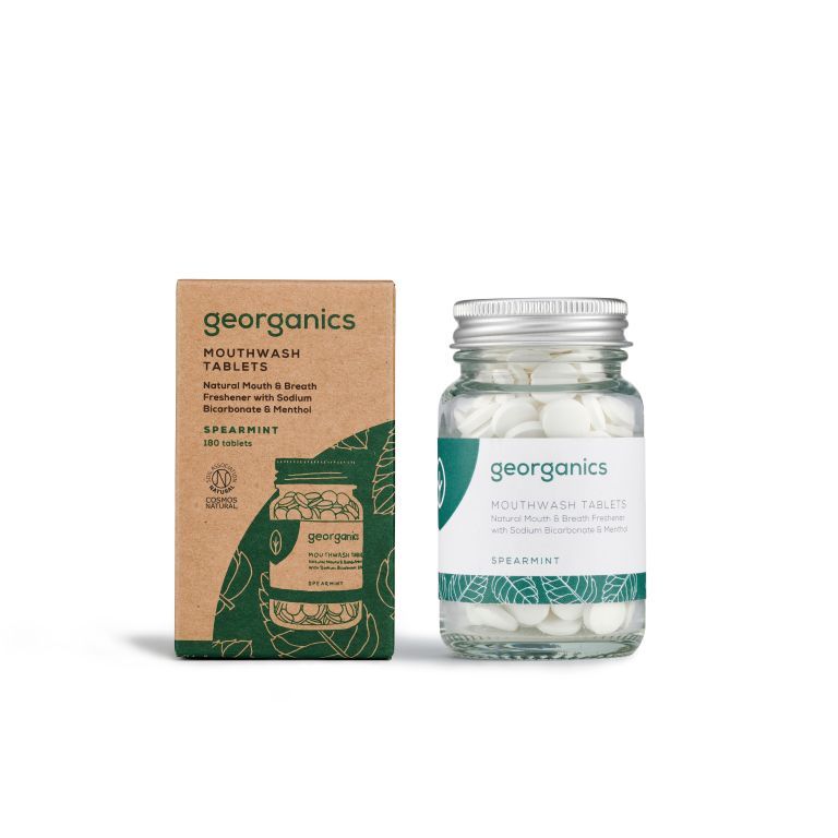 Georganics Mouthwash Tablets Spearmint