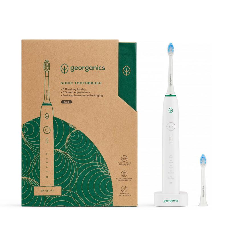 Georganics Sonic Toothbrush Set