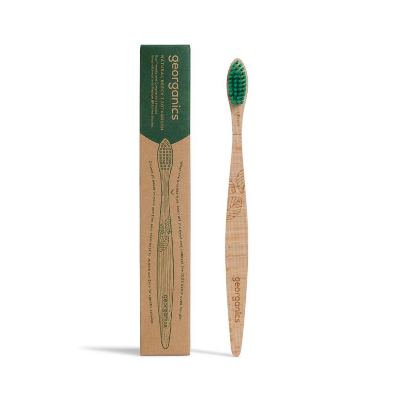 Georganics Toothbrush Medium Beechwood
