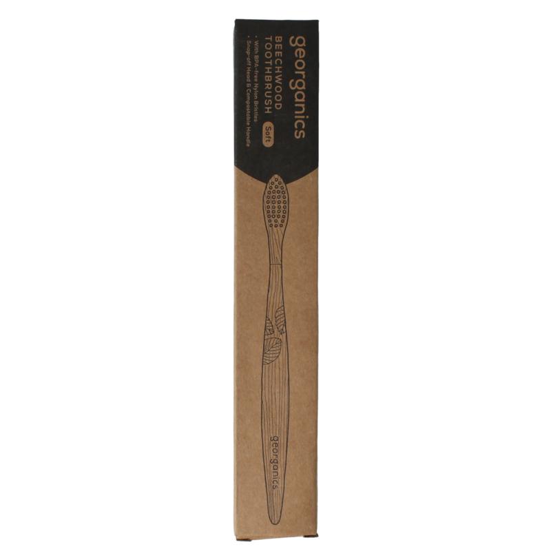 Georganics Toothbrush Soft Beechwood