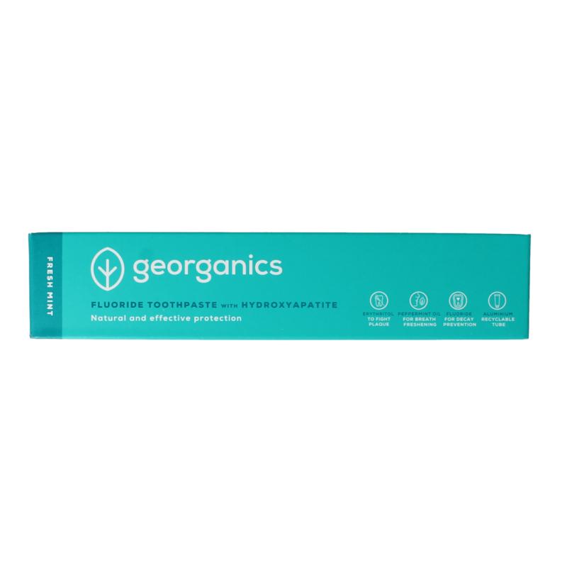 Georganics Toothpaste Fluor Fresh Mint Tube