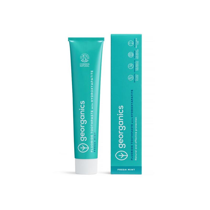 Georganics Toothpaste Fluor Fresh Mint Tube
