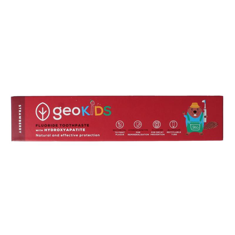 Georganics Toothpaste Fluor Kids Strawberry Tube