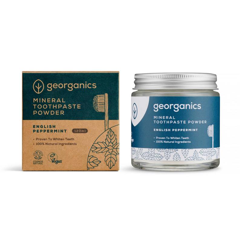 Georganics Toothpaste Mineral Powder English Peppermint