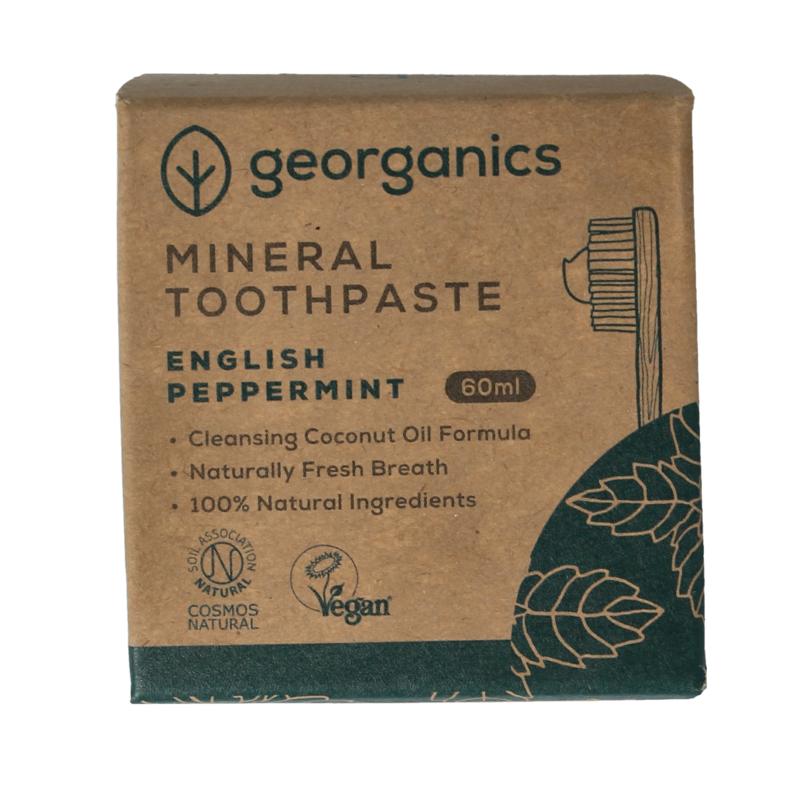 Georganics Toothpaste Mineral-Rich English Peppermint
