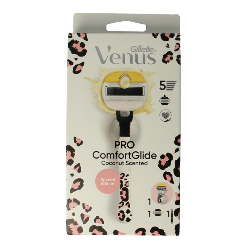 Gillette Comfortglide Coconut Modular Leopard Razor