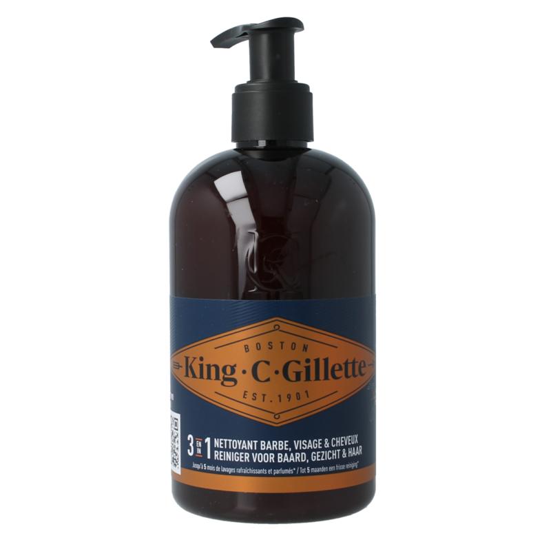 Gillette King C Baard En Gezichtsreiniger