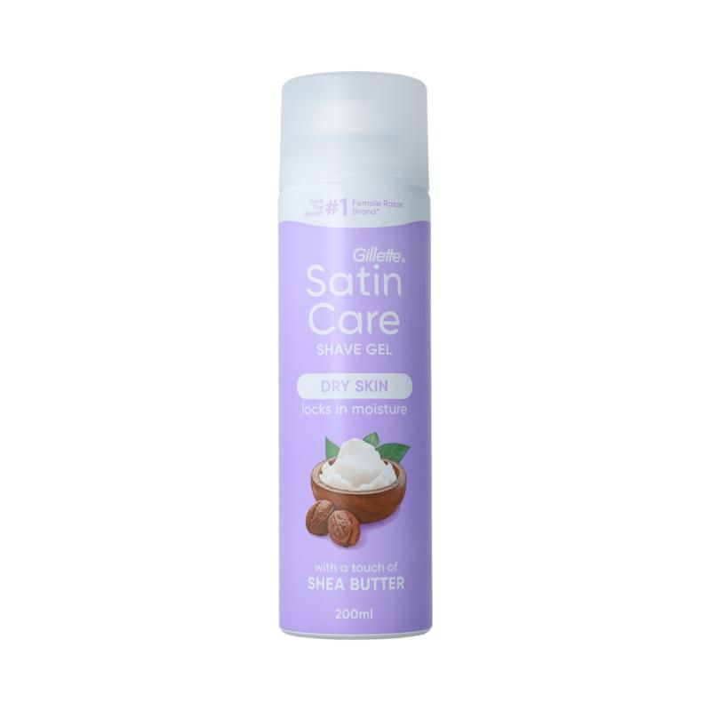 Gillette Satin Care Scheergel Droge Huid