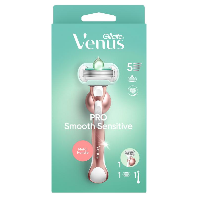 Gillette Venus Deluxe Smooth Sensitive Rosegold Razor