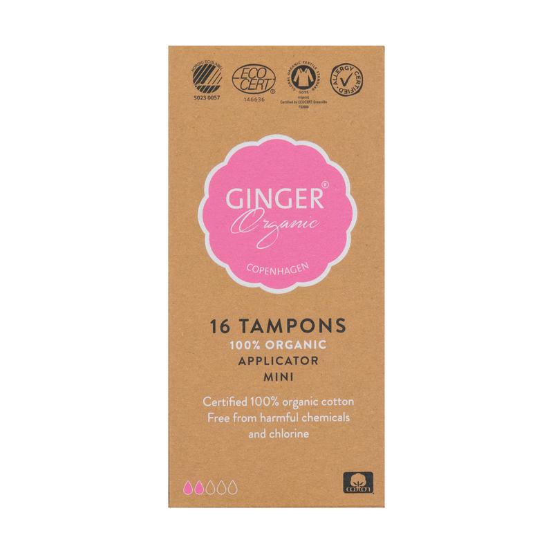 Ginger Organic Tampon Mini Met Applicator