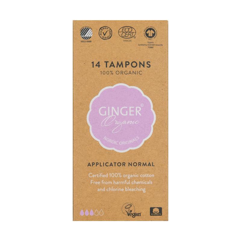 Ginger Organic Tampon Normaal Met Applicator