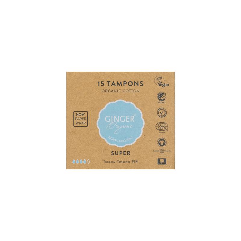 Ginger Organic Tampon Super
