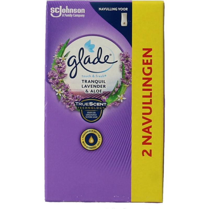 Glade Touch & Fresh Navul Duo Lavendel  Aloe