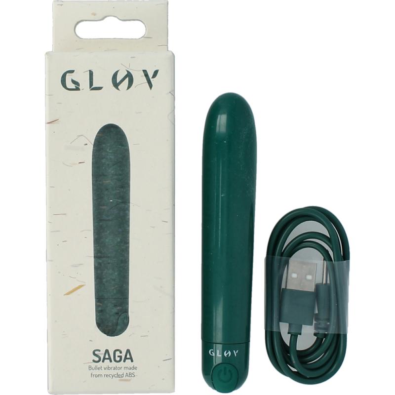 Glov Saga Eco Bullet Vibrator Groen