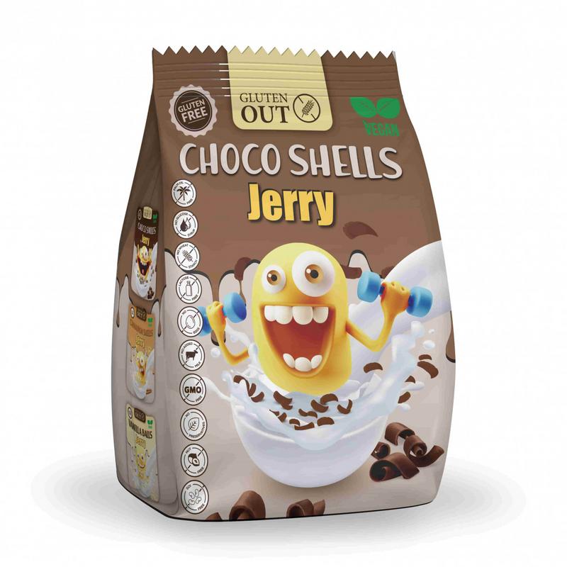 Gluten Out Jerry Choco Shells Glutenvrij