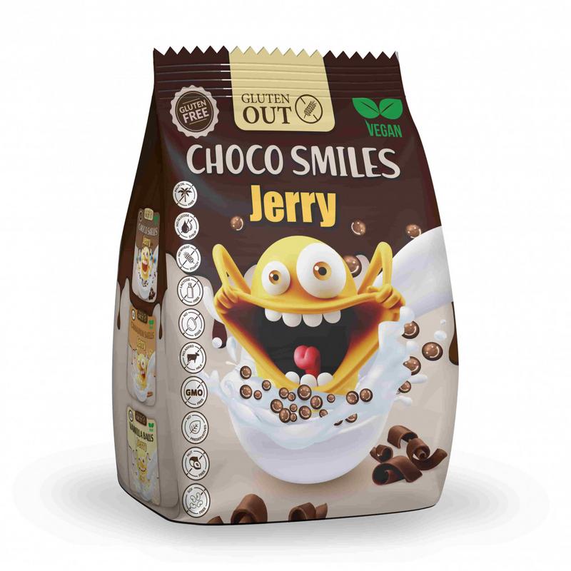 Gluten Out Jerry Choco Smiles Glutenvrij