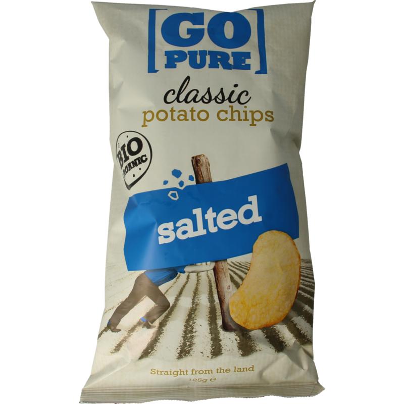 Go Pure Chips Naturel Gezouten Bio