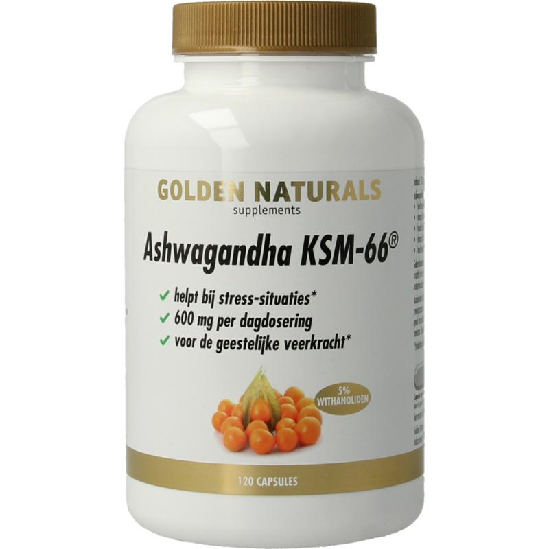 Golden Naturals Ashwagandha Ksm-66