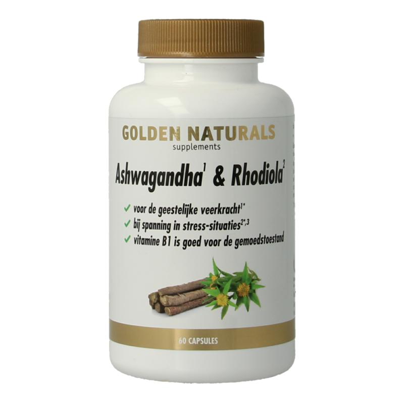 Golden Naturals Ashwagandha & Rhodiola