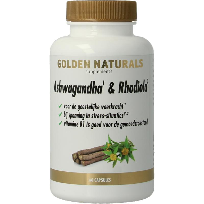 Golden Naturals Ashwagandha & Rhodiola