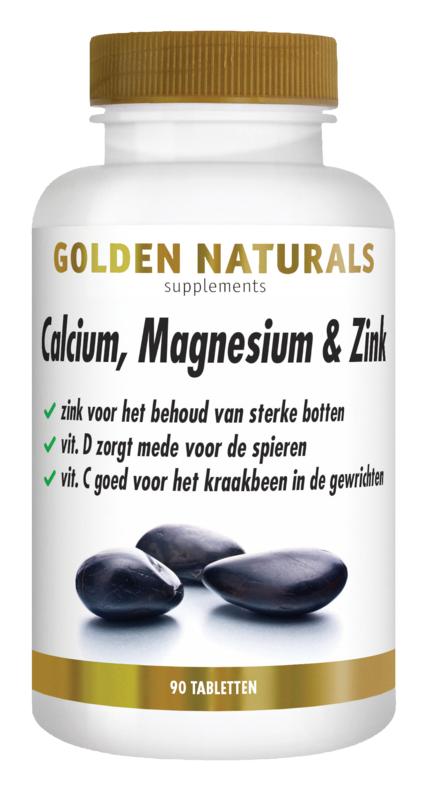 Golden Naturals Calcium Magnesium & Zink