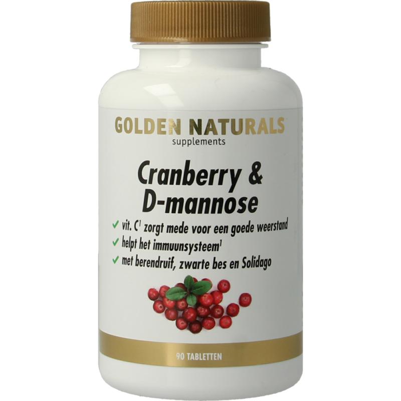 Golden Naturals Cranberry & D-Mannose