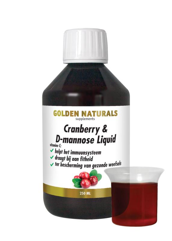 Golden Naturals Cranberry & D-Mannose Liquid