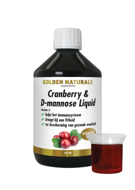 Golden Naturals Cranberry & D-Mannose Liquid