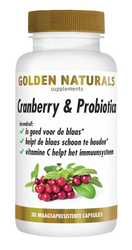 Golden Naturals Cranberry & Probiotica