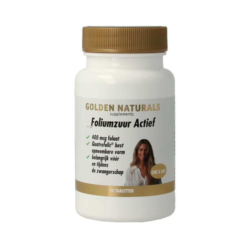 Golden Naturals Foliumzuur Actief
