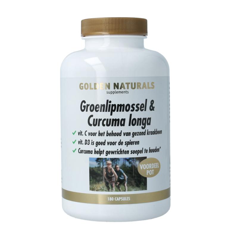 Golden Naturals Groenlipmossel & Curcuma Longa