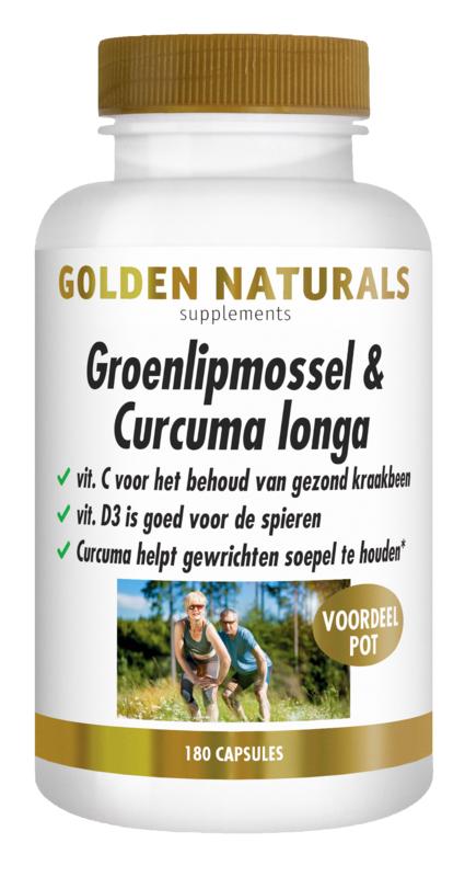 Golden Naturals Groenlipmossel & Curcuma Longa