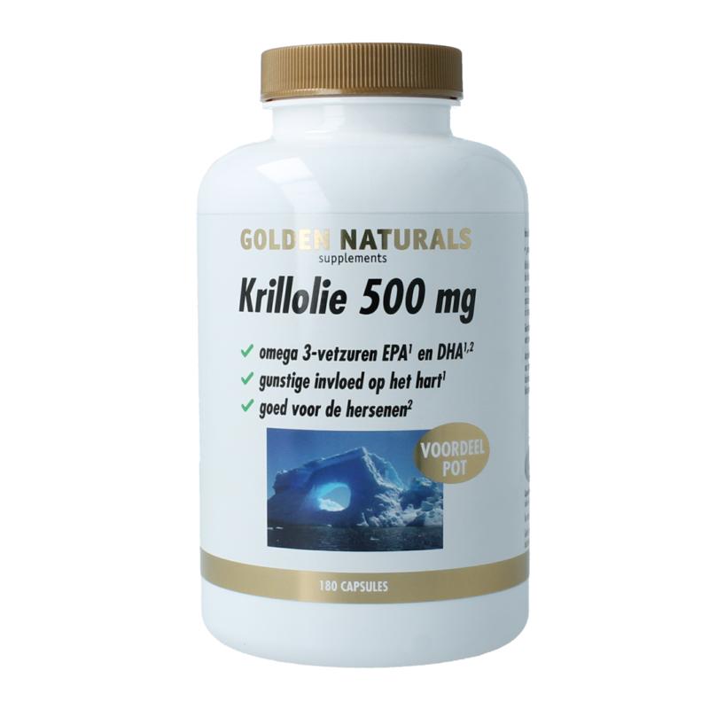 Golden Naturals Krillolie 500Mg