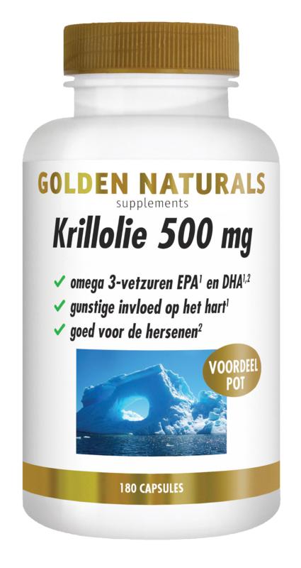 Golden Naturals Krillolie 500Mg