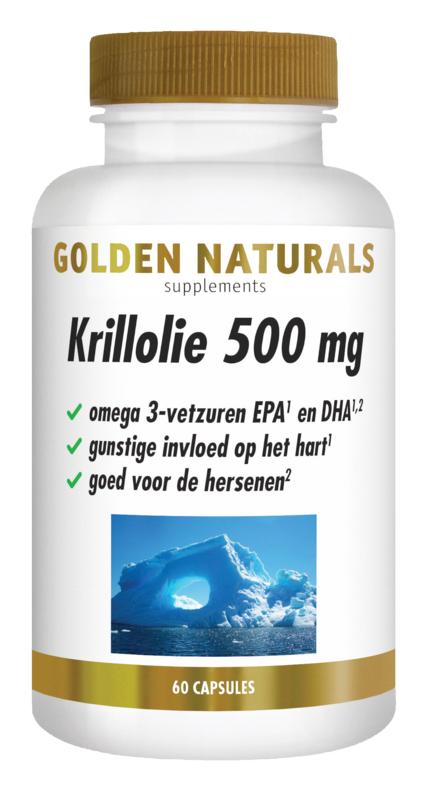 Golden Naturals Krillolie 500Mg