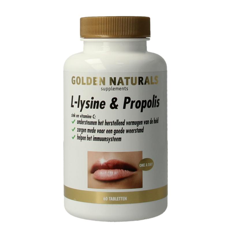 Golden Naturals L-Lysine & Propolis