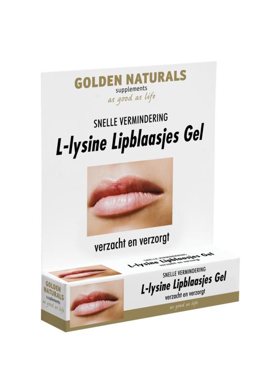 Golden Naturals L-Lysine+ Lipblaasjes Gel Tube