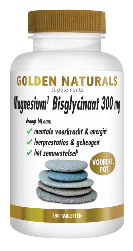 Golden Naturals Magnesium Bisglycinaat 300Mg