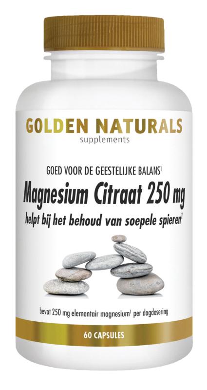 Golden Naturals Magnesium Citraat 250Mg