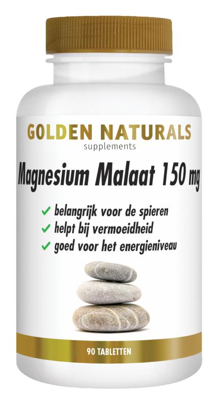 Golden Naturals Magnesium Malaat Vegan