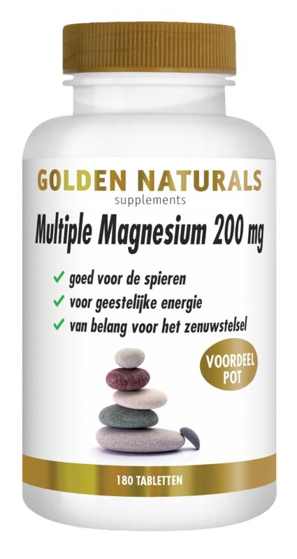 Golden Naturals Multiple Magnesium 200Mg