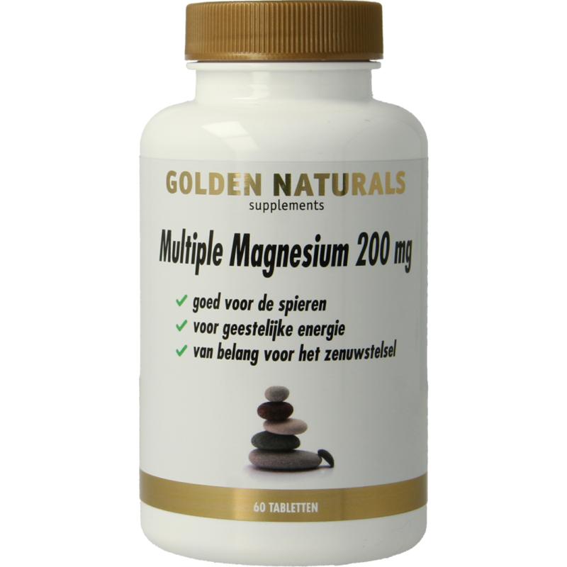 Golden Naturals Multiple Magnesium 200Mg