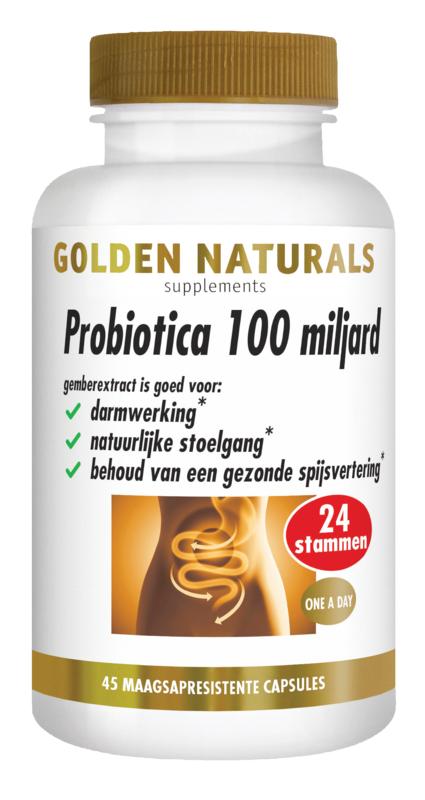 Golden Naturals Probiotica 100 Miljard