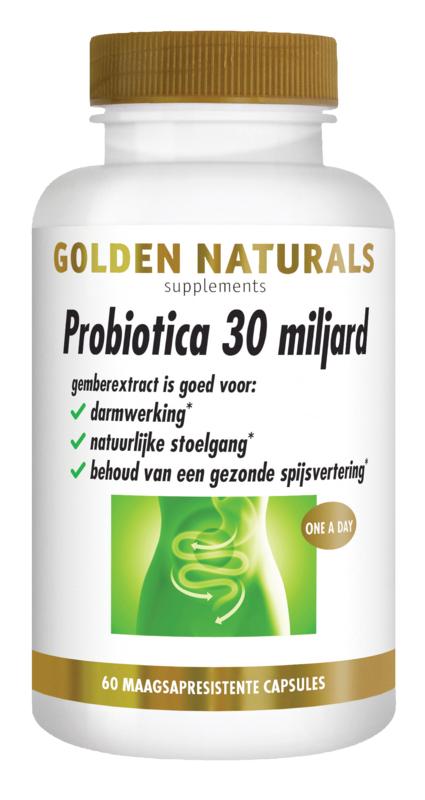 Golden Naturals Probiotica 30 Miljard