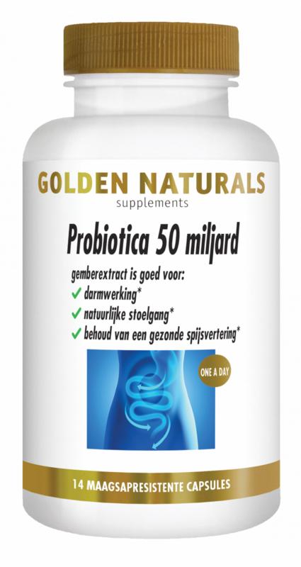 Golden Naturals Probiotica 50 Miljard