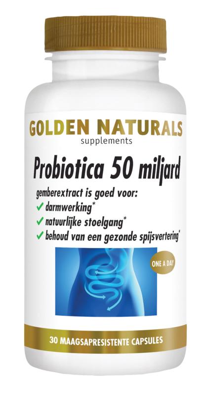 Golden Naturals Probiotica 50 Miljard