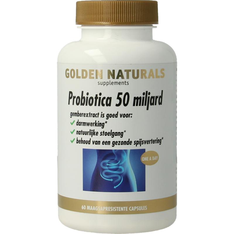Golden Naturals Probiotica 50 Miljard